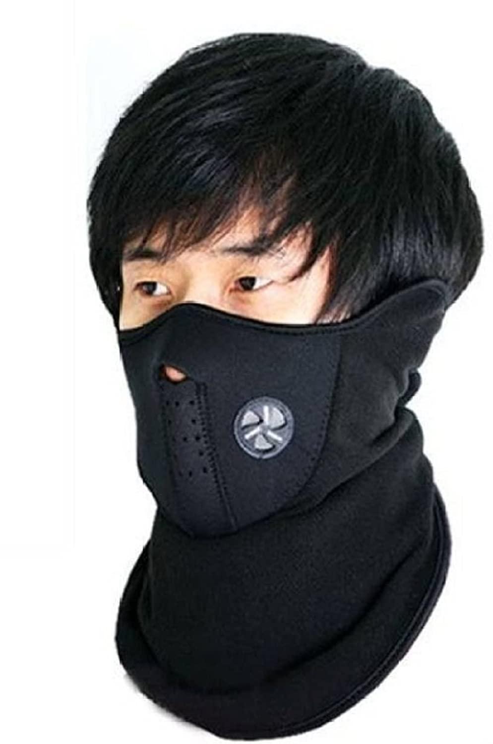 Neoprene Motorcycle Face Cover Balaclava Mask – UV, Dust Protection for Bikers & Outdoor Sports | NISHU Superstores
