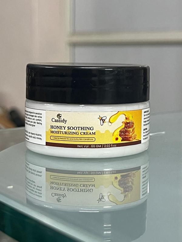 CASSIDY Honey Soothing Moisturizing Cream 60gm – Hydrate & Nourish Skin Naturally | NISHU Superstores