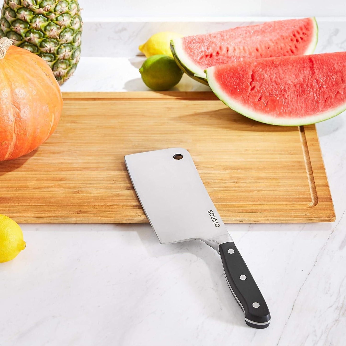 High-Carbon Stainless Steel Meat Cleaver Knife – Heavy Duty Butcher Blade | NISHU Superstores