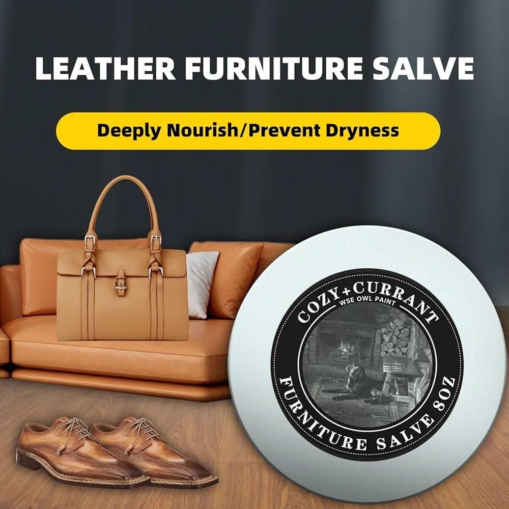 Cozy+ Currant Leather Salve For Furniture (Pack of 2) – Restore & Protect Leather | NISHU Superstores