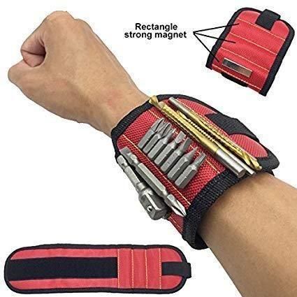 Magnetic Wrist Band – Hold Screws, Nails, Bolts & Small Tools Hands-Free | NISHU Superstores