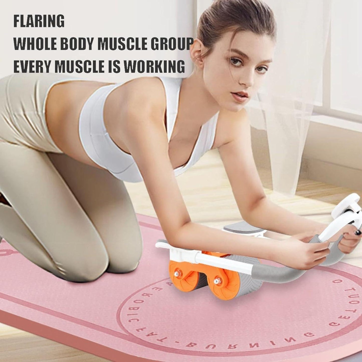 Abdominal Exercise Roller – Core Workout Wheel (Assorted Colors) | NISHU Superstores
