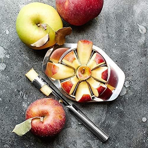 Stainless Steel Apple Cutter with 8 Blades – Quick Fruit Slicer Tool | NISHU Superstores