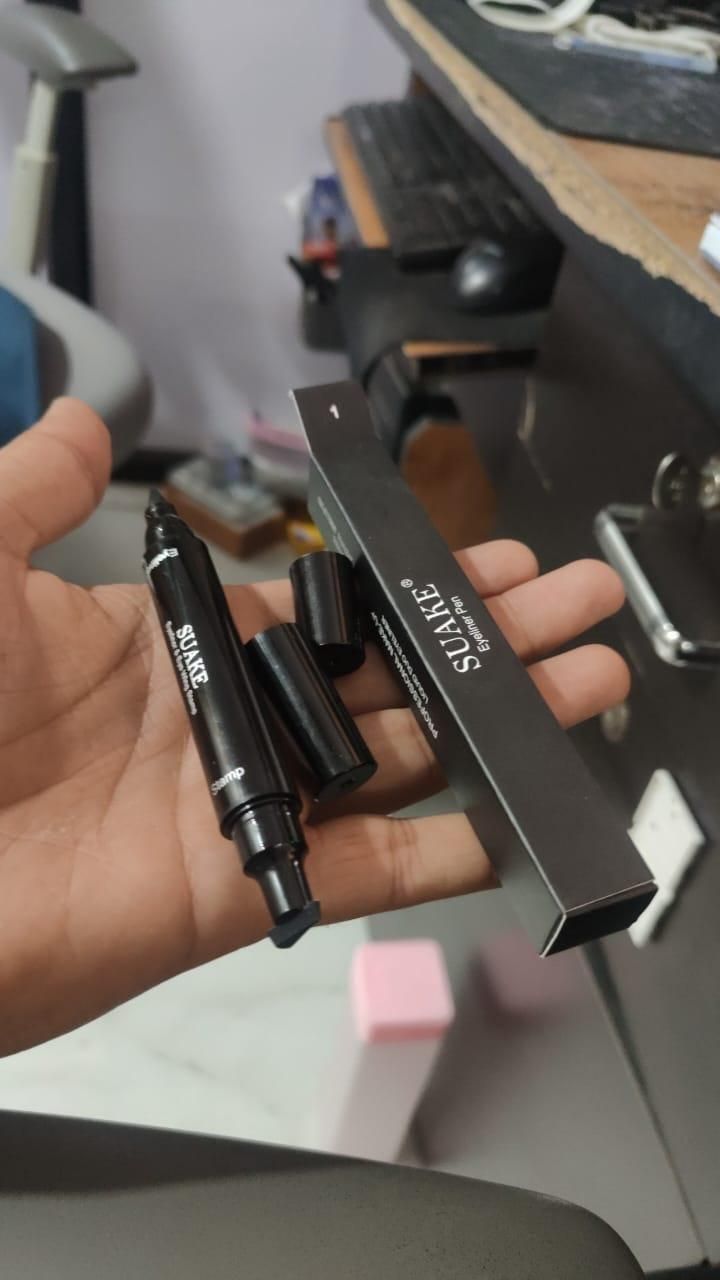 2-in-1 Eye Liner & Wing Stamp Pen – Perfect Winged Eyes Instantly | NISHU Superstores