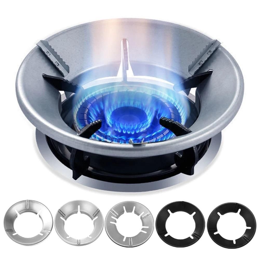 Gas Stove Cover Disk (Pack of 2) – Windproof & Energy-Saving Stove Bracket | NISHU Superstores