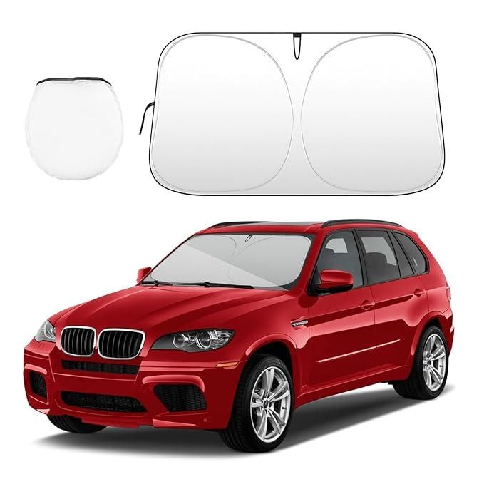 Folding Car Window Sunshade Cover | UV Protection & Privacy | NISHU Superstores