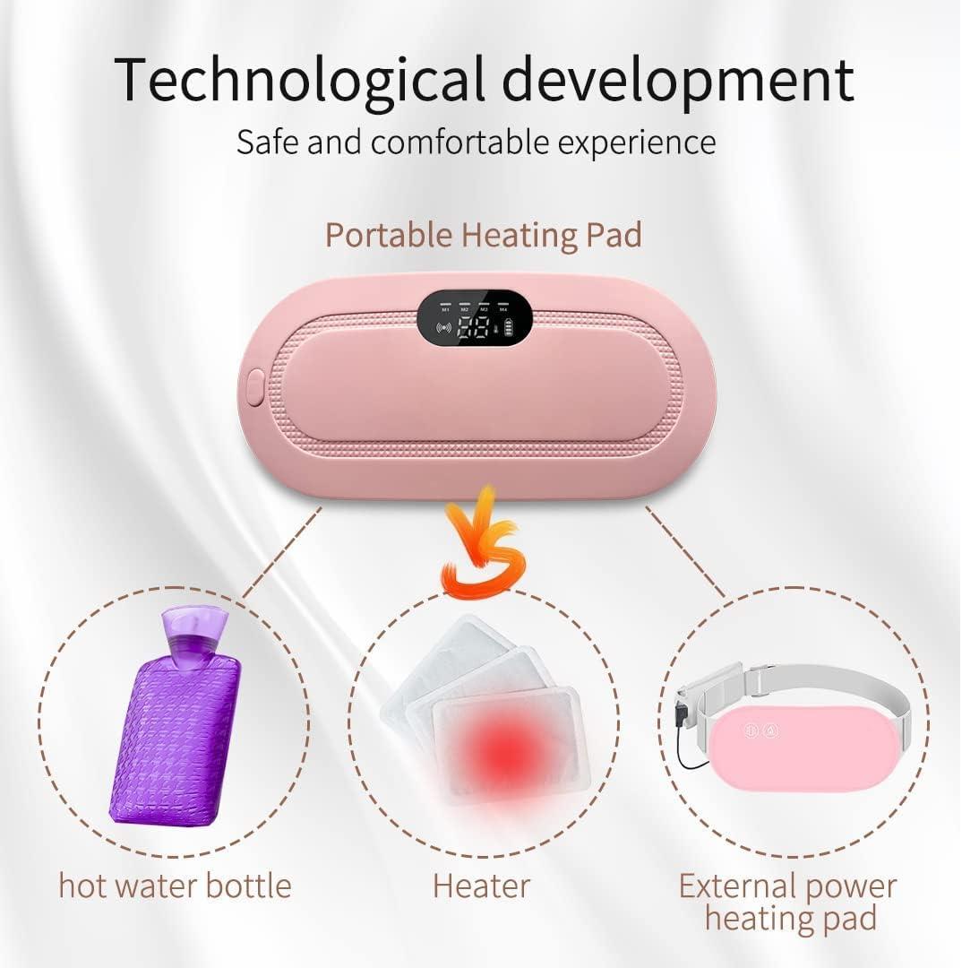 Portable Cordless Heating Pad – Menstrual Pain Relief Belt | NISHU Superstores