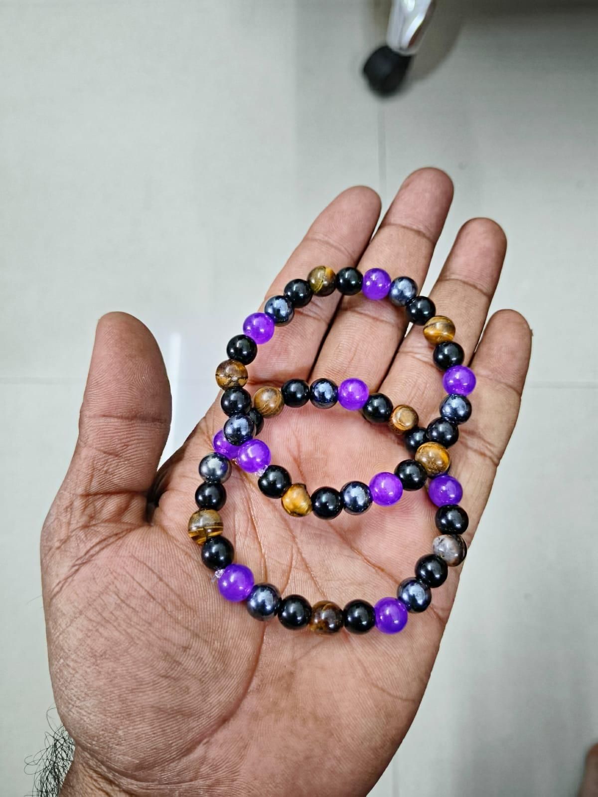 Natural Stone Bracelet (Pack of 2) | Healing & Energy Jewelry | NISHU Superstores
