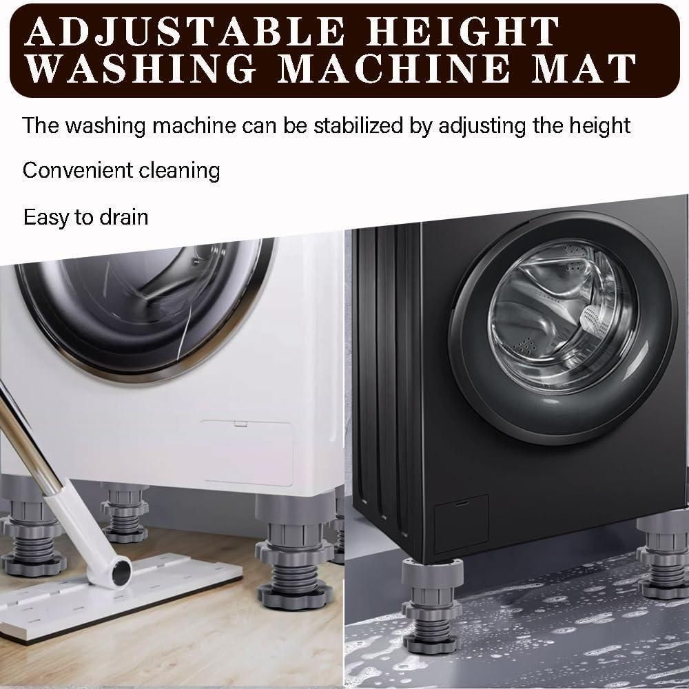 Screw-Thread Washing Machine Base – Shock Absorption & Anti-Vibration Stand | NISHU Superstores