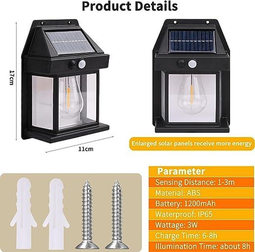 Solar Wall Light for Outdoor – Waterproof & Motion Sensor | NISHU Superstores