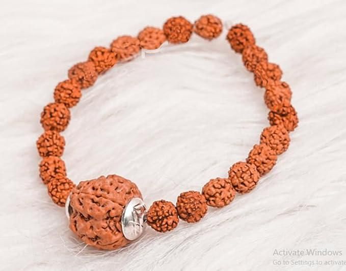 Authentic 7 Mukhi Rudraksha Bead Bracelet | Spiritual Healing Accessory – NISHU Superstores