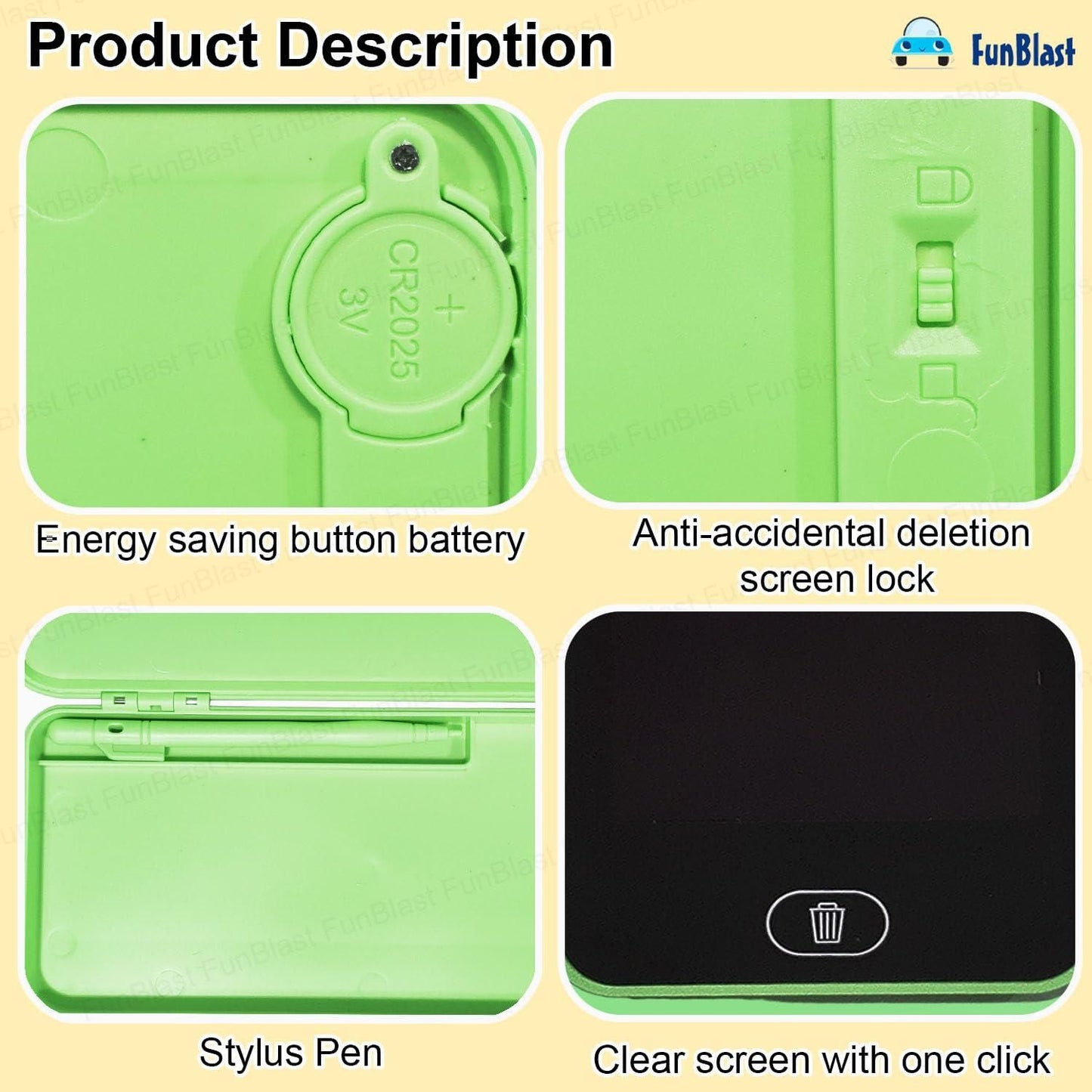 Writing Tablet Pencil Case – 2-in-1 Stationery Organizer with LCD Writing Pad | NISHU Superstores