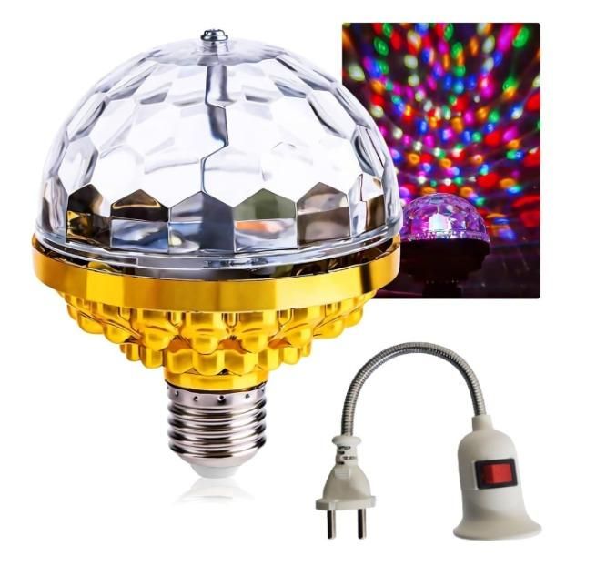 Rotating Magic Ball Light with Lamp Holder – Party & Stage Lighting Set | NISHU Superstores