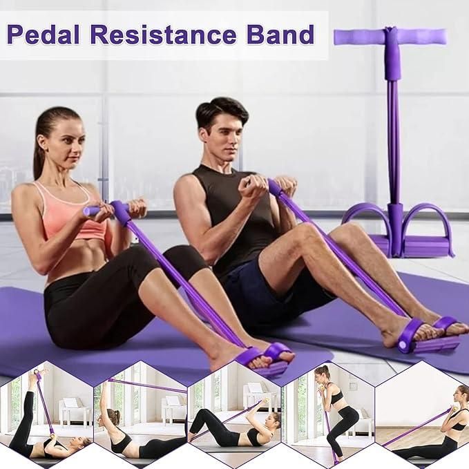 Yoga Pedal Puller Resistance Band – Full Body Fitness & Stretching Equipment | NISHU Superstores