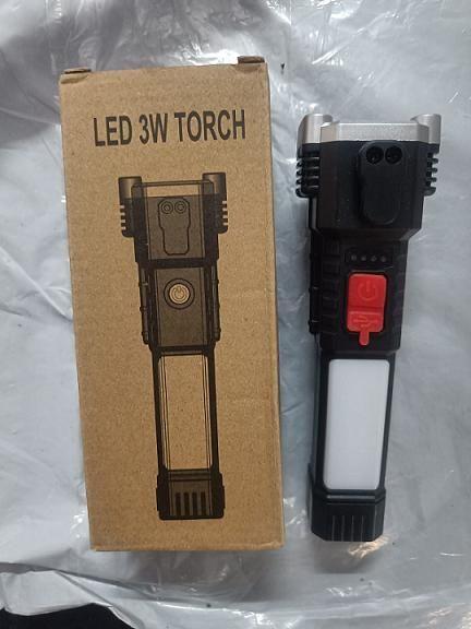 Multifunctional Portable LED Flashlight – Work Light with Power Bank | NISHU Superstores