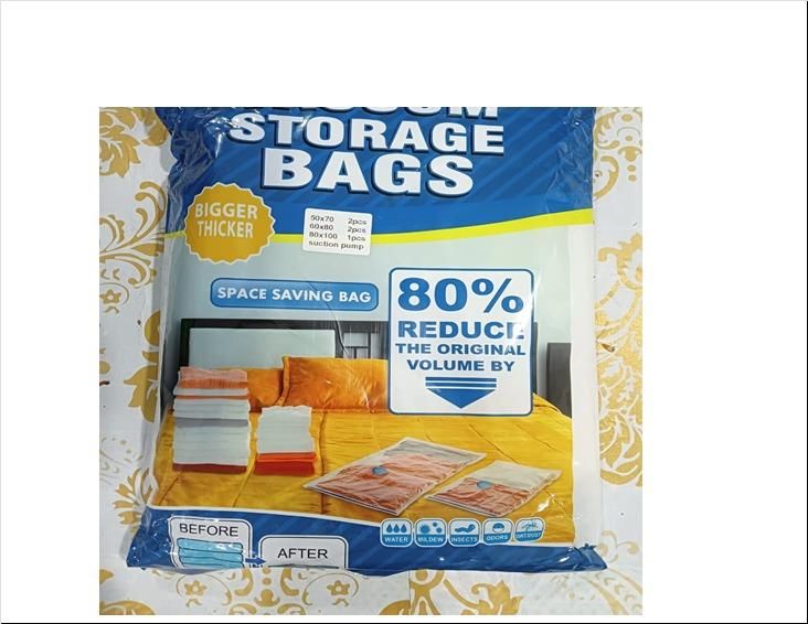 Reusable Vacuum Storage Ziplock Bags | Space Saver Compression Sealer – NISHU Superstores