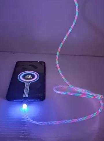 Fast 3 in 1 Magnetic Charging Pad with LED Light – Multi-Pin Charger | NISHU Superstores