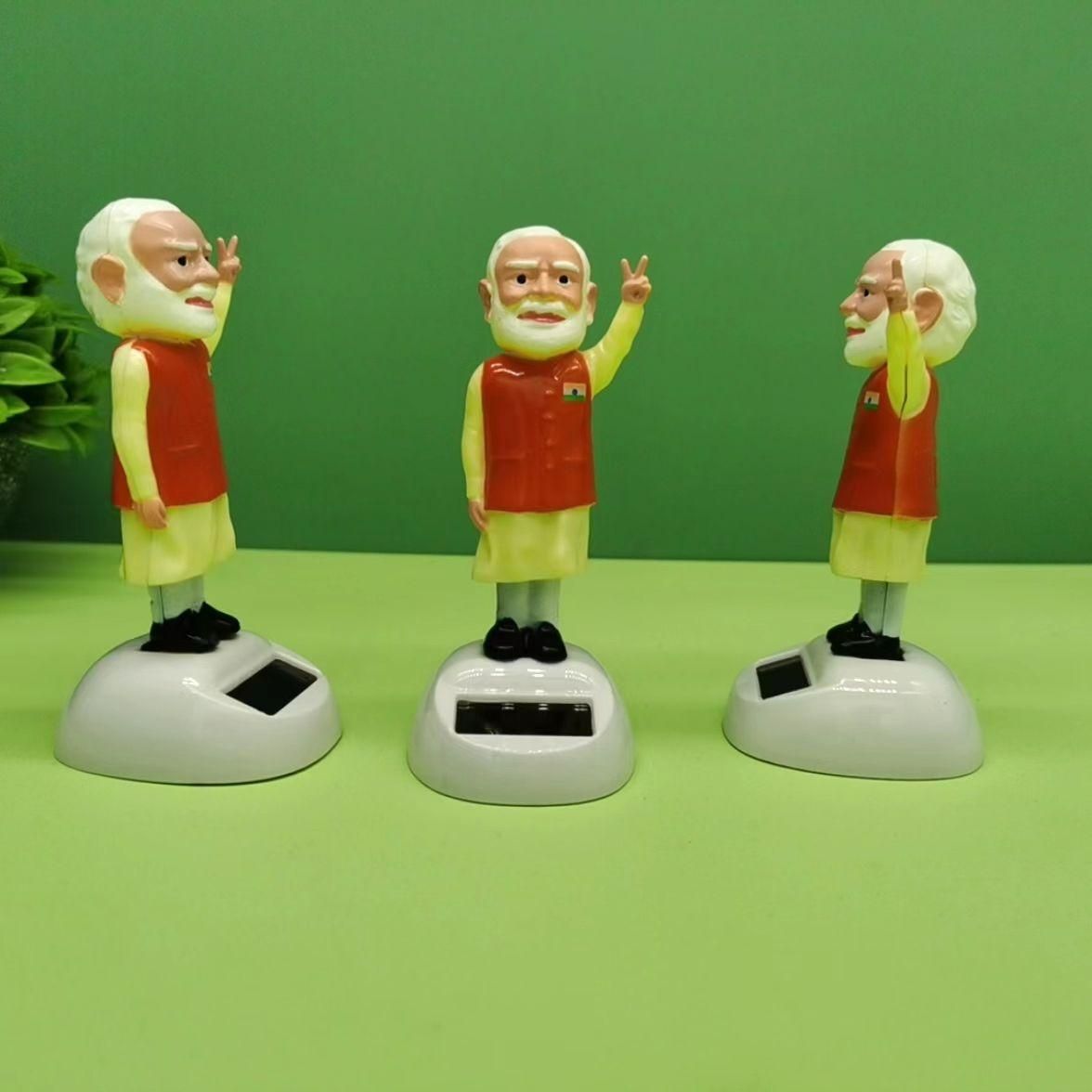 🇮🇳 Solar Waving Modi Ji Statue – Pack of 2 | NISHU Superstores