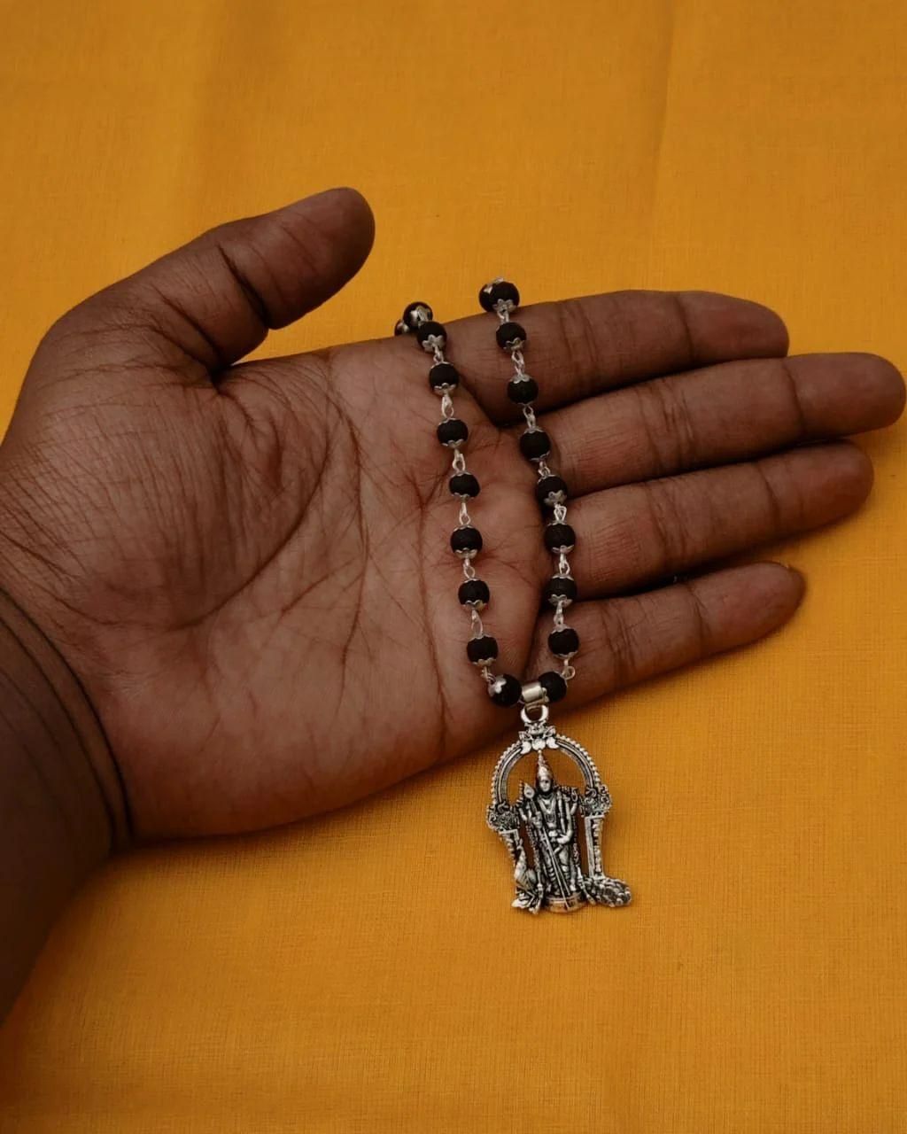 Karungali Mala with Murugan Locket | NISHU Superstores