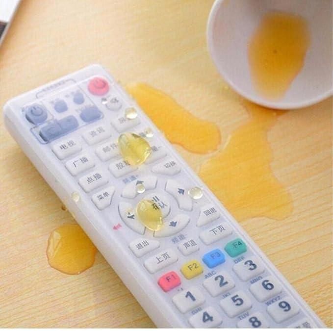 Transparent Silicone TV Remote Cover Dustproof (3 Pcs) – Protective & Anti-Slip | NISHU Superstores