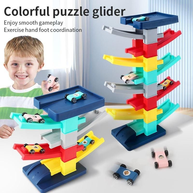 DIY Multilevel Racetrack Glider – Building Block Toy for Kids | NISHU Superstores