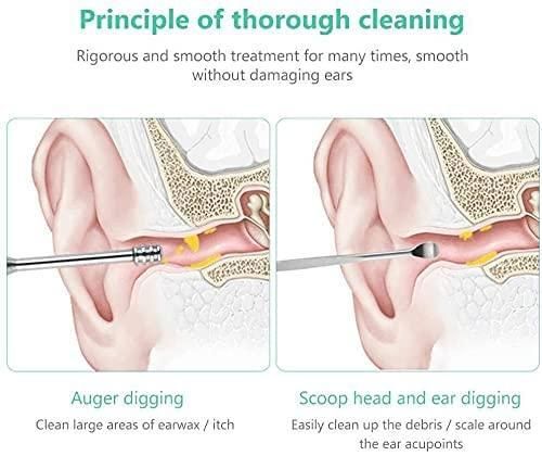 6-in-1 Stainless Steel Ear Wax Cleaner – Safe & Reusable Cleaning Kit | NISHU Superstores