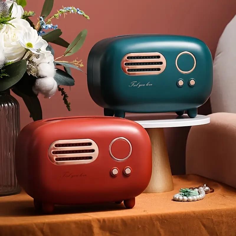 Vintage Radio Box Tissue Holder – Retro Style Tissue Dispenser for Home & Office | NISHU Superstores