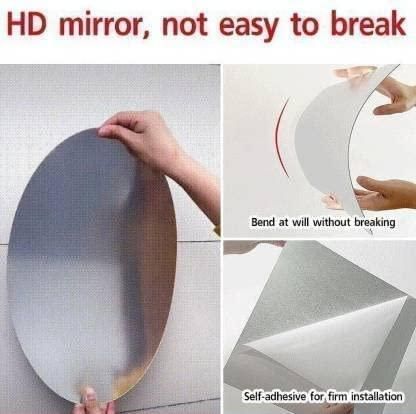 Combo of Oval & Square Shape Mirrors – Stylish Pack of 2 for Home & Vanity | NISHU Superstores