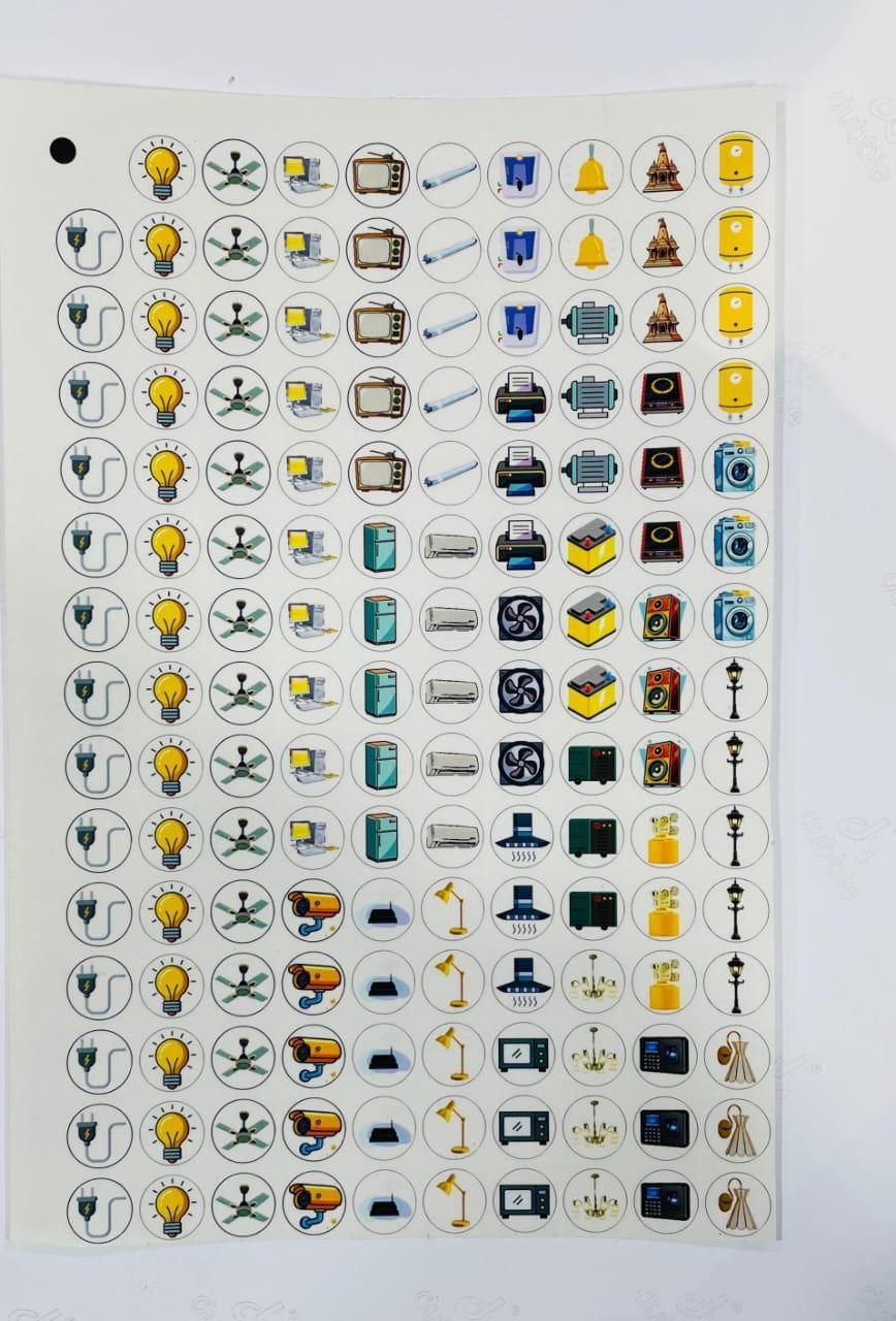 3D Premium Switch Stickers (Set of 149) – Decorative & Waterproof | NISHU Superstores