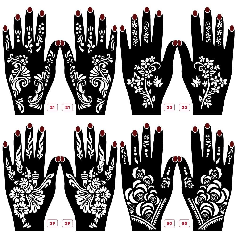 Apcute Mehndi for Hands Set – Natural Color, Smooth Application | NISHU Superstores