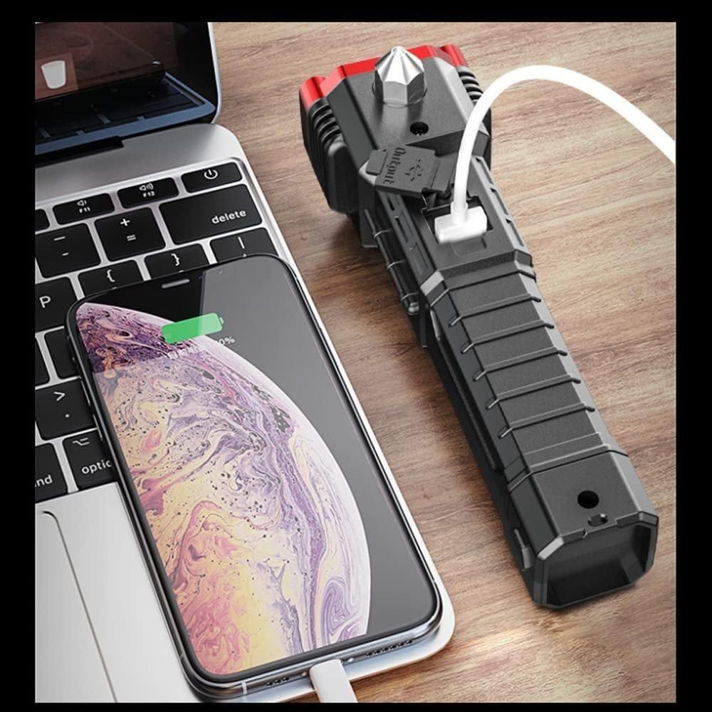 Multifunctional Portable LED Flashlight – Work Light with Power Bank | NISHU Superstores