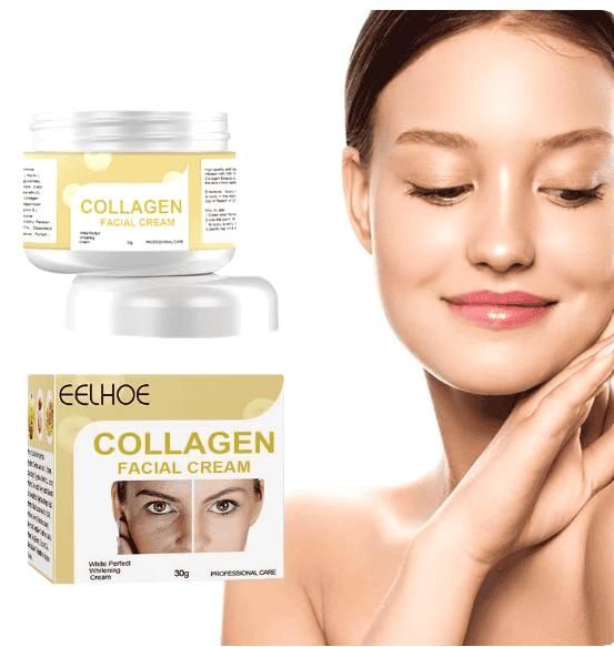 EELHOE Collagen Facial Cream – 50gm Pack of 1 for Skin Firming & Hydration | NISHU Superstores