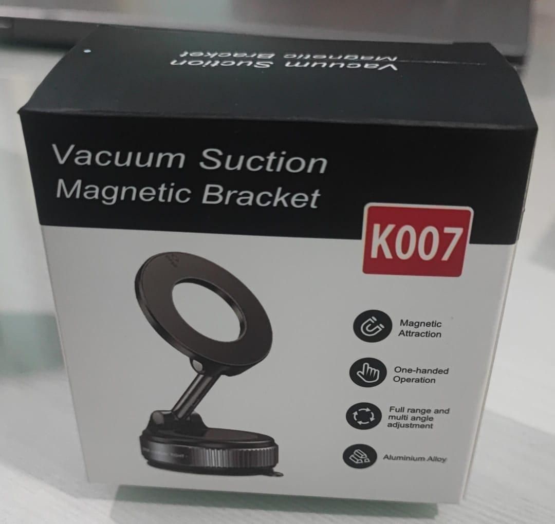 Vacuum Suction Magnetic Bracket – 360° Rotating Phone Holder for Wall, Desk & Car | NISHU Superstores