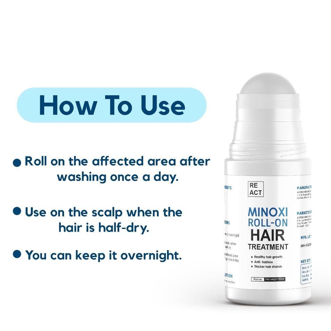 Minoxi Roll-On Hair Growth Serum for Men & Women – NISHU Superstores