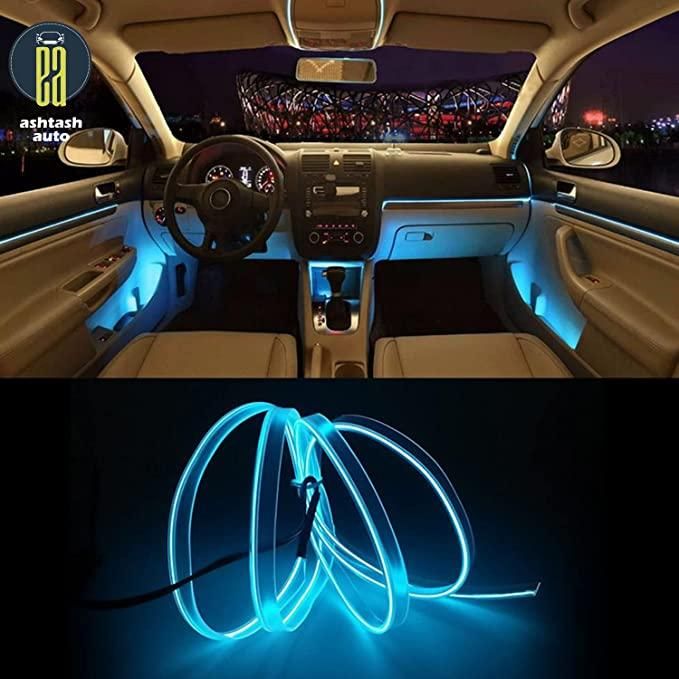 5M EL Wire Neon LED Strip – Car Interior & Party Décor Light | Waterproof Flexible Tube | NISHU Superstores