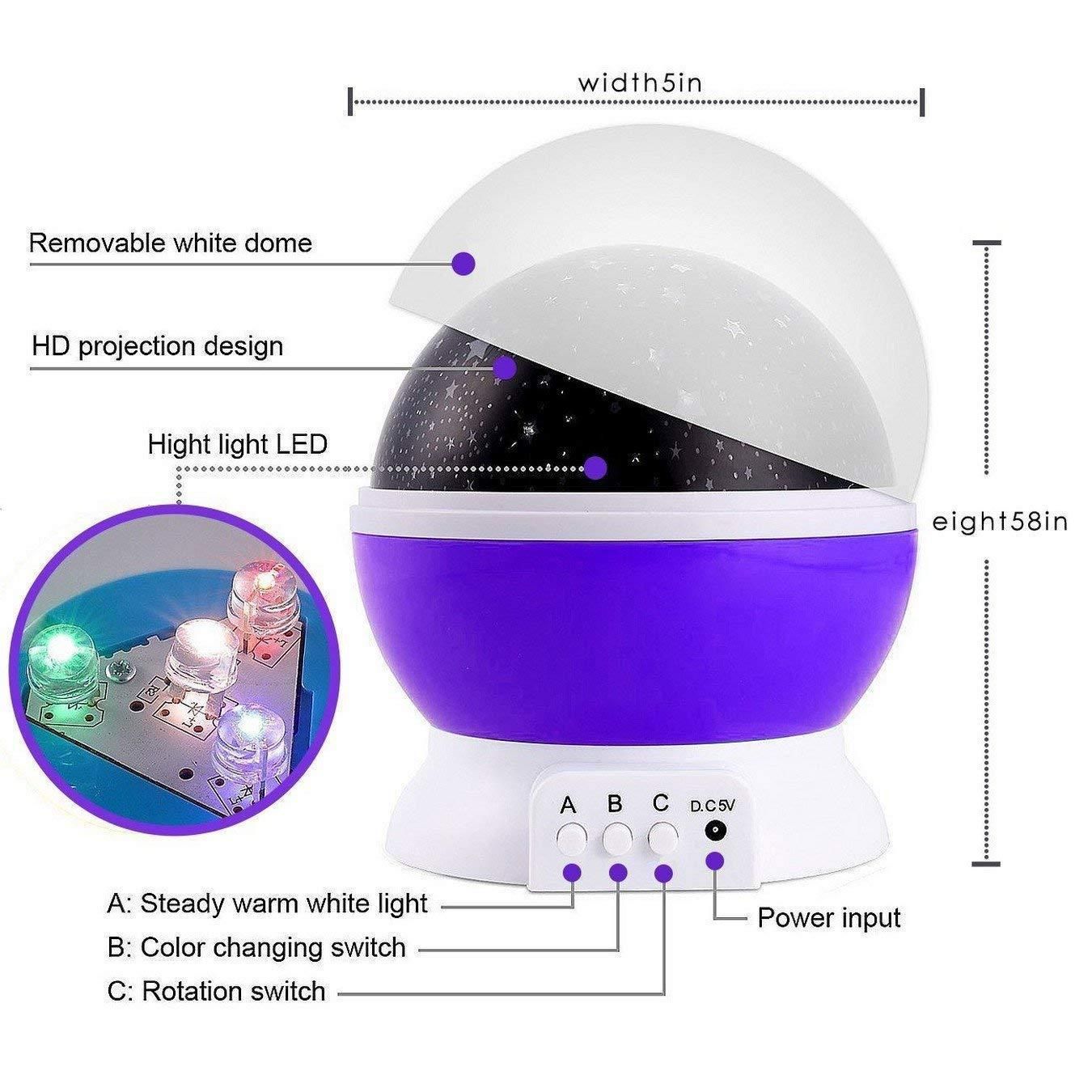 Star Master Color Changing Projection Lamp – Dreamy Rotating Night Light | NISHU Superstores