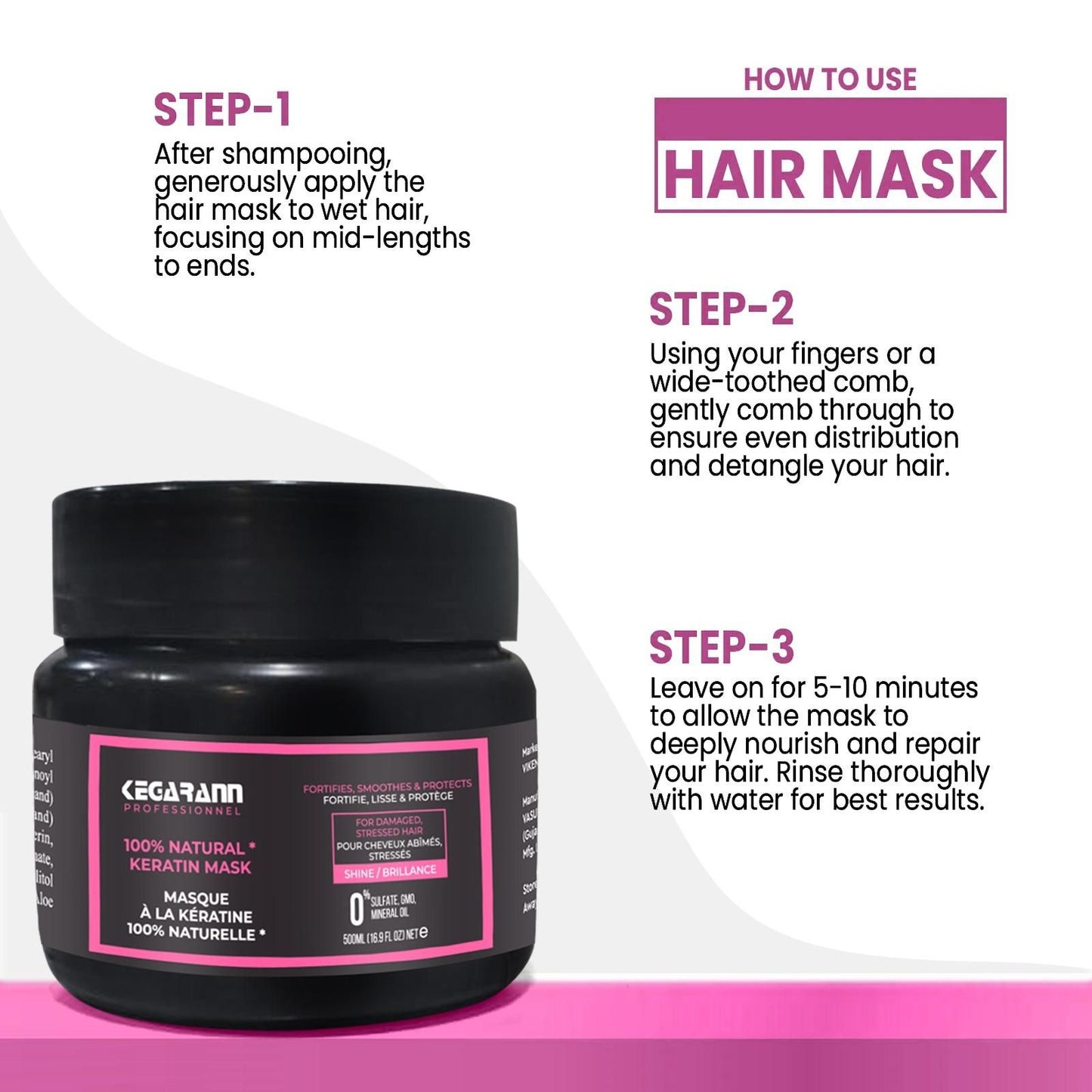 Ultra Repairing Keratin Hair Mask | Deep Nourishment for Damaged Hair – NISHU Superstores