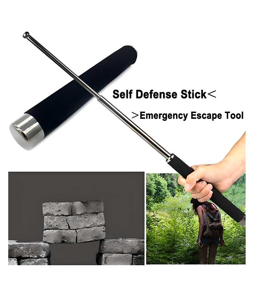 Vishou Self Defense Tactical Rod – Heavy Metal Extendable Stick | NISHU Superstores