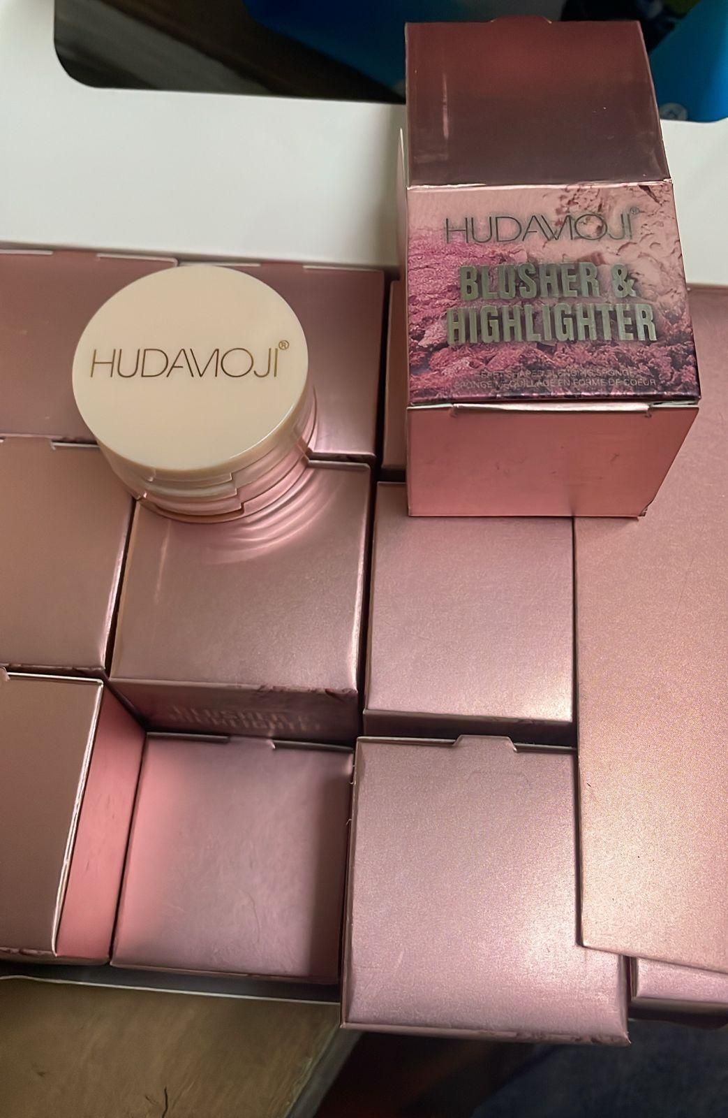 3-in-1 Face Blusher & Highlighter – Mini Compact Travel-Friendly Palette | NISHU Superstores