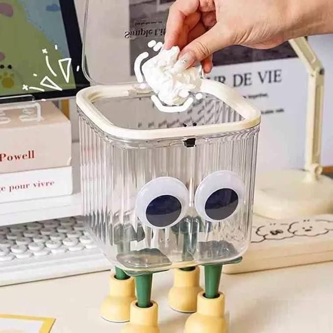 Cute Cartoon Trash Can with Lid – Mini Dustbin for Kids Room | NISHU Superstores
