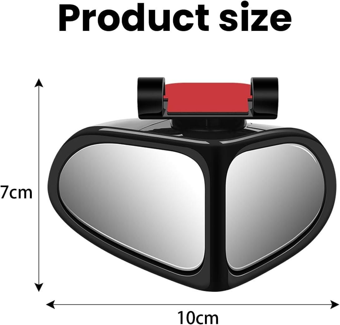 Adjustable Car Auxiliary Rearview Mirror – Wide Angle Blind Spot Mirror | NISHU Superstores