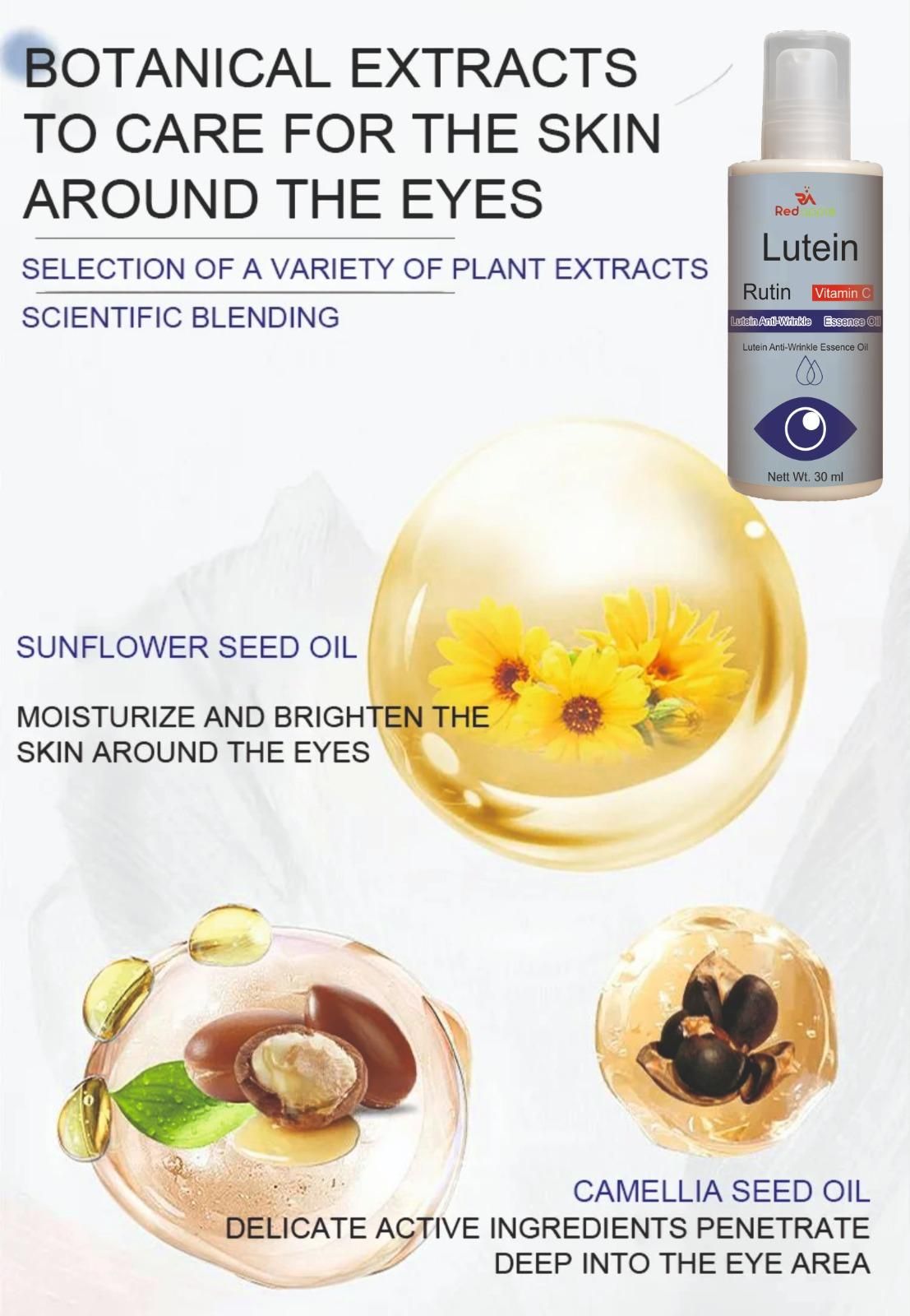 Lutein Anti-Wrinkle Essence Oil – 60 ml, Pack of 2 | NISHU Superstores