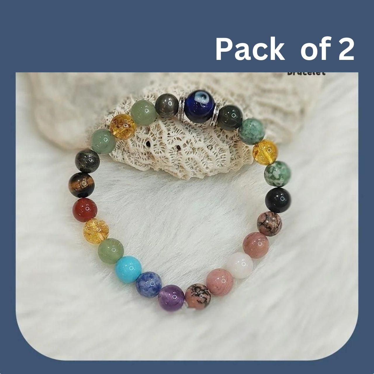 Latest Stone Bracelet – Pack of 2 Stylish Crystal Jewelry | NISHU Superstores