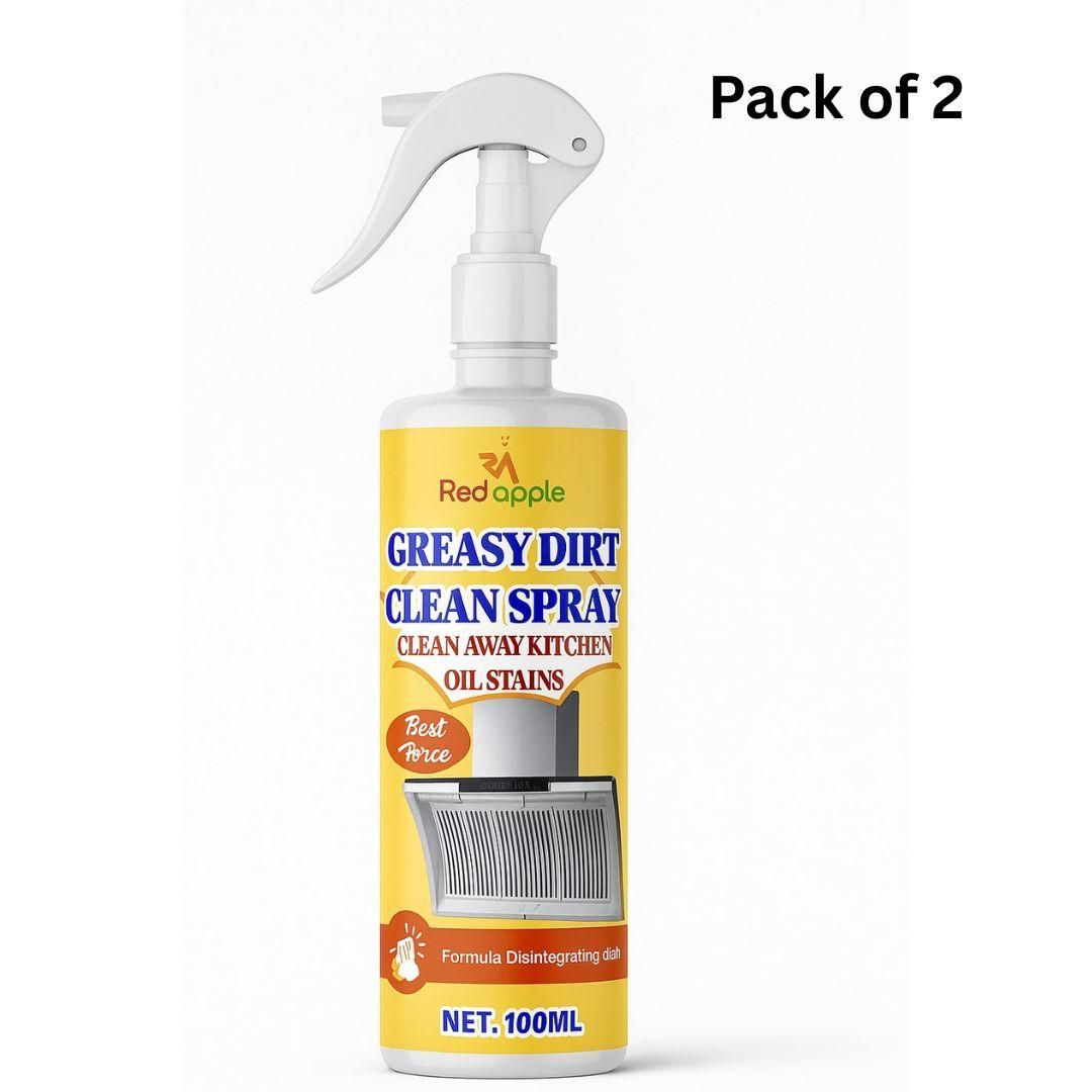 Greasy Dirt Clean Spray 100ml (Pack of 2) – Multi-Surface Cleaner | NISHU Superstores