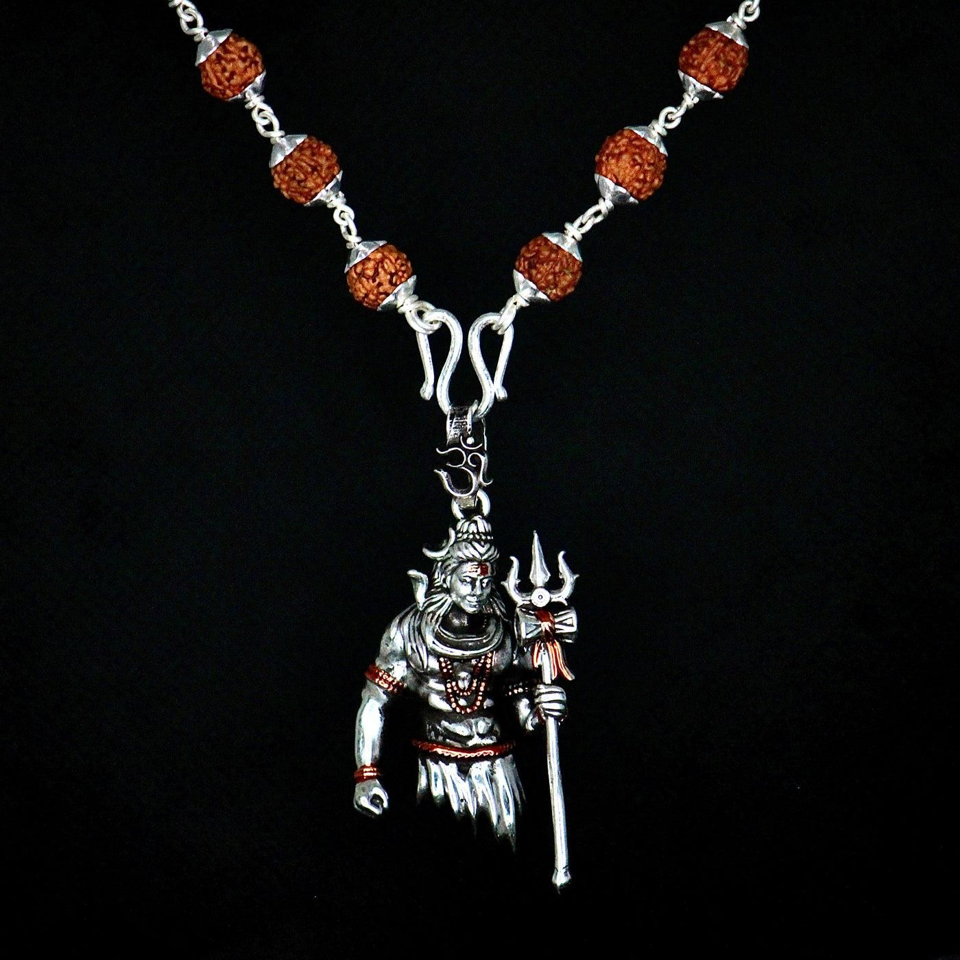 Rudraksha Shivji Pendant With Chain – Spiritual & Stylish Jewelry | NISHU Superstores