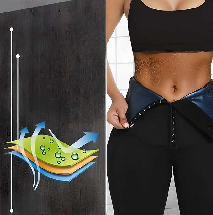Steam Sauna Weight Loss Pants for Women – Sweat & Slim Workout Wear | NISHU Superstores