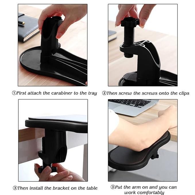 Desk Arm & Wrist Rest Pad – Ergonomic Support for Office & Computer Use | NISHU Superstores