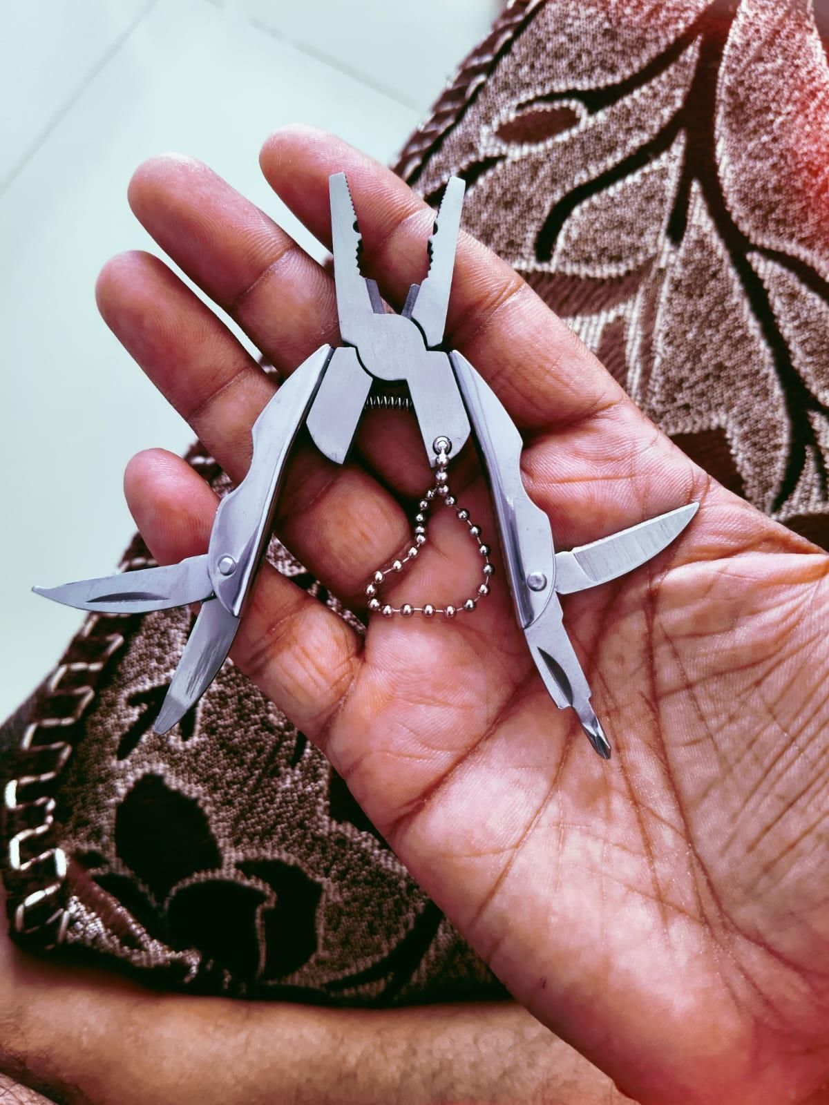 Mini Portable Pocket Plier Keychain Hand Tool Kit – Compact Multi-Tool | NISHU Superstores