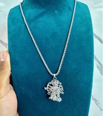 Panchmukhi Hanuman Pendant With Chain – Divine Spiritual Jewelry for Men & Women | NISHU Superstores