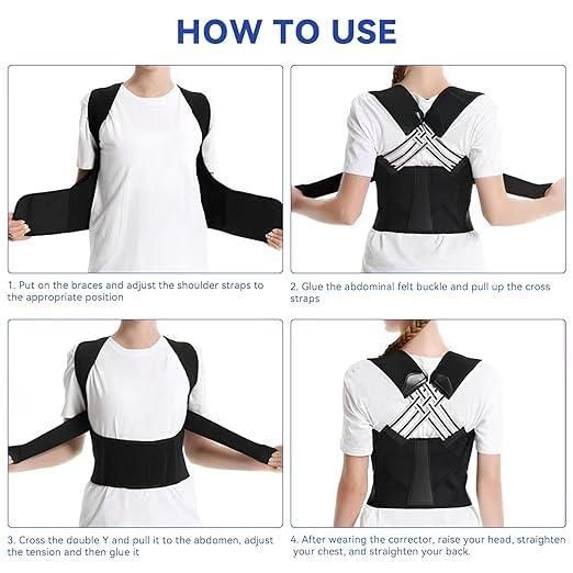 Adjustable Back Posture Corrector – Slouching Relief & Pain Belt for Men & Women | NISHU Superstores